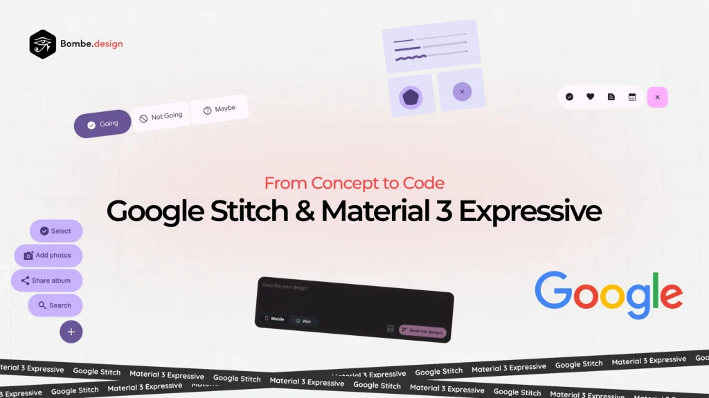 Google Stitch, Material 3 Expressive,