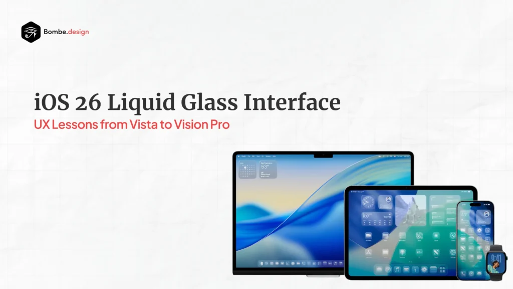 iOS 26 Liquid Glass interface on mac products,