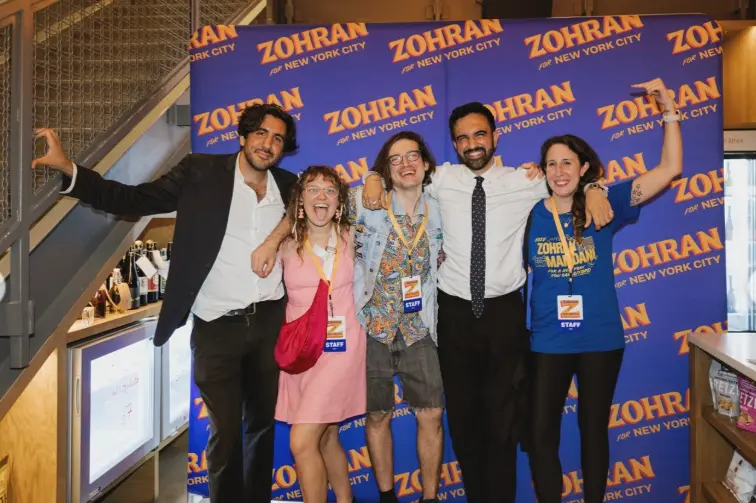Team behind the Zohran Campaign
